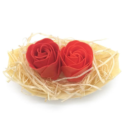 25 Barcas Con Flores Para Regalo Invitados (rojo) - Rosas De Jabón Para Baño Aromático. Detalle Original Para Eventos_2