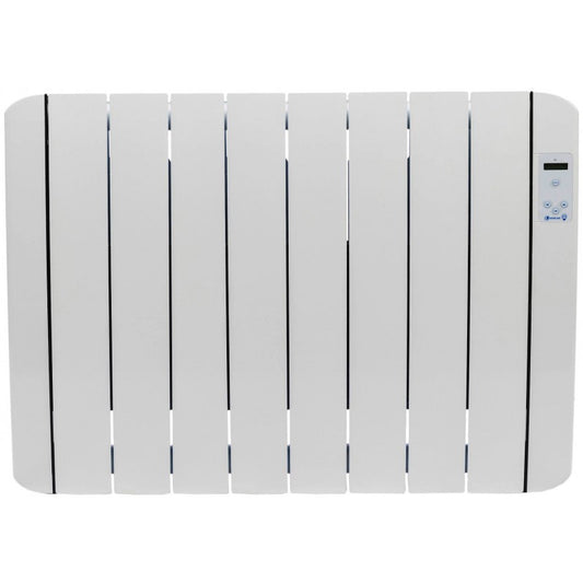 Haverland Gd8 Inerzia Radiador Eléctrico Bajo Consumo, Potencia 1200w, Pantalla Digital Lcd, 8 Elementos De Aluminio E Interior De Piedra Natural_0