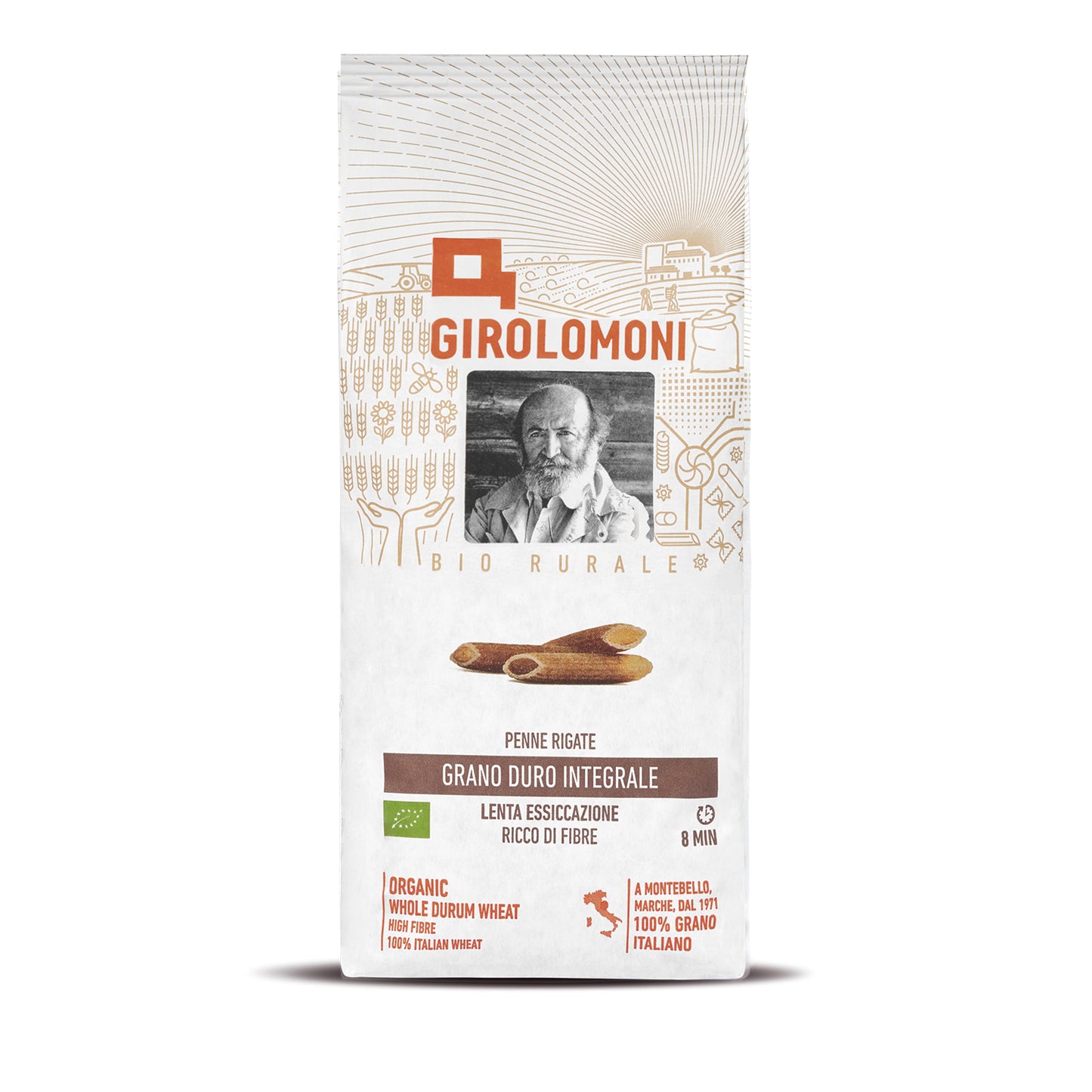Penne rigate integral bio Girolomoni 500g