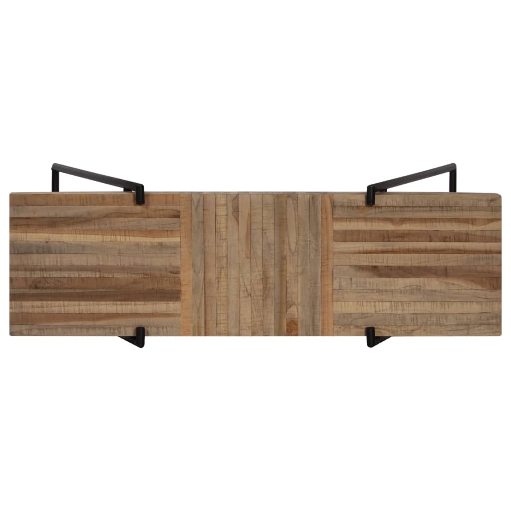 Mesa Consola De Teca Reciclada 120x35x81 Cm_3