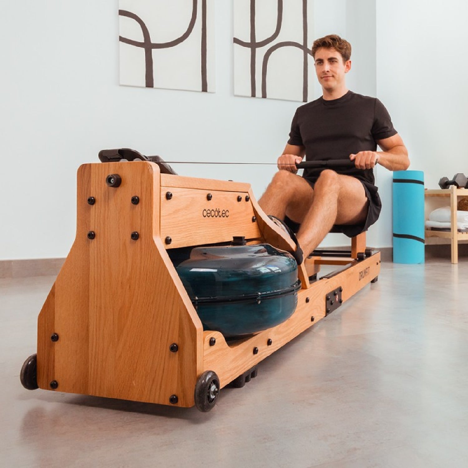 Cecotec Remos De Agua Drumfit Rower 20000 Neptuno Wood Cecotec_2