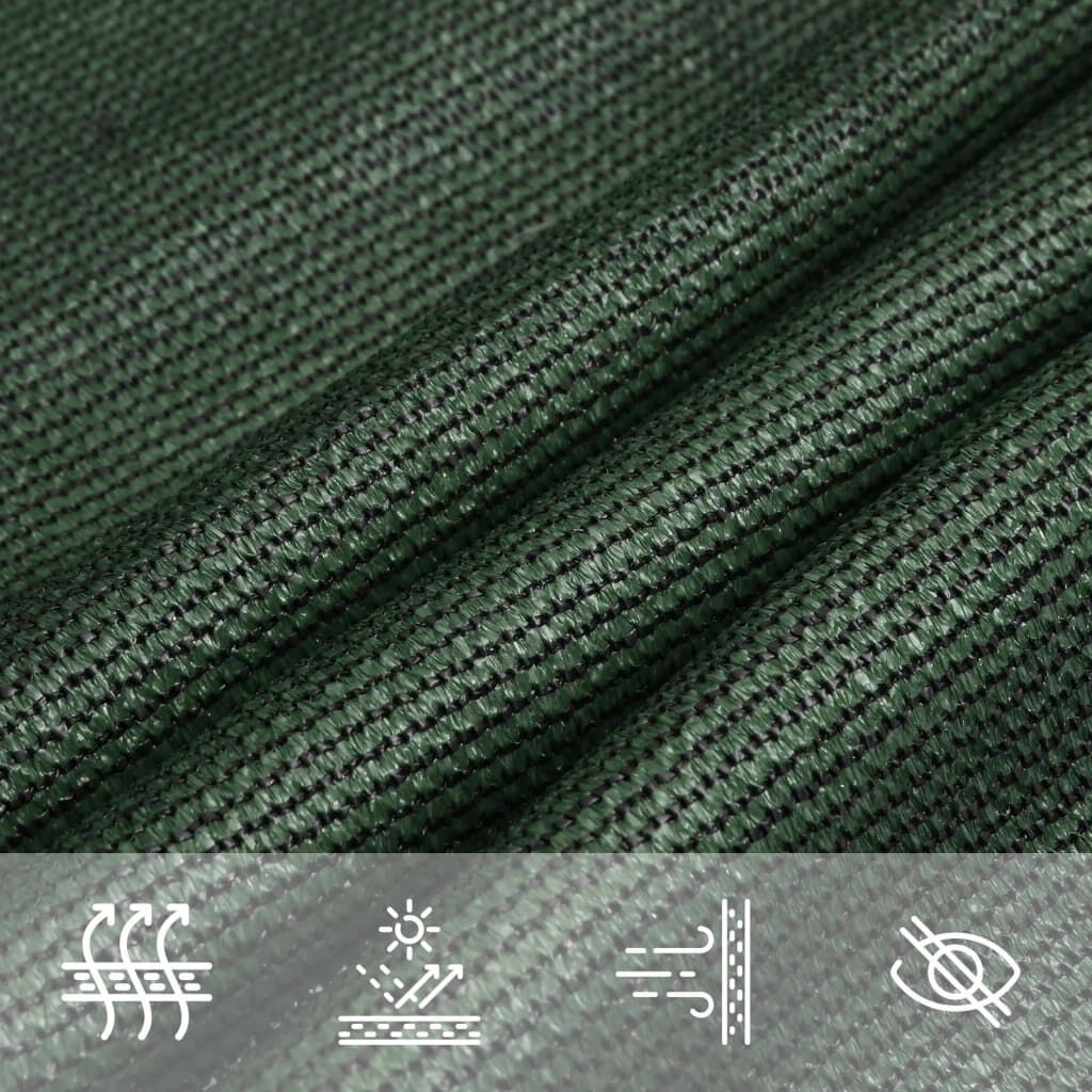 Vidaxl Toldo De Vela Verde Oscuro Hdpe 160 G/m² 4x7 M_4