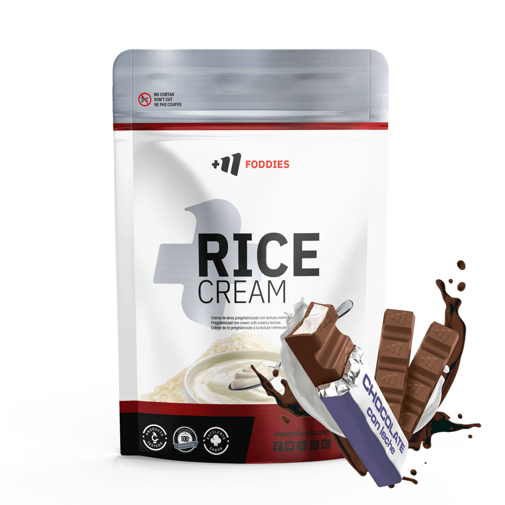 Rice Cream (crema De Arroz Pregelatinizada) - 2kg - Chocolate Con Leche - Fuente De Carbohidratos De Buen - Masmusculo S_0