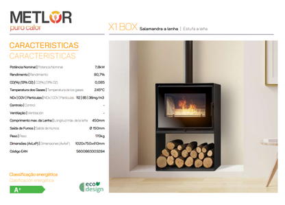 Estufa De Leña Metlor Modelo X1 Box_2