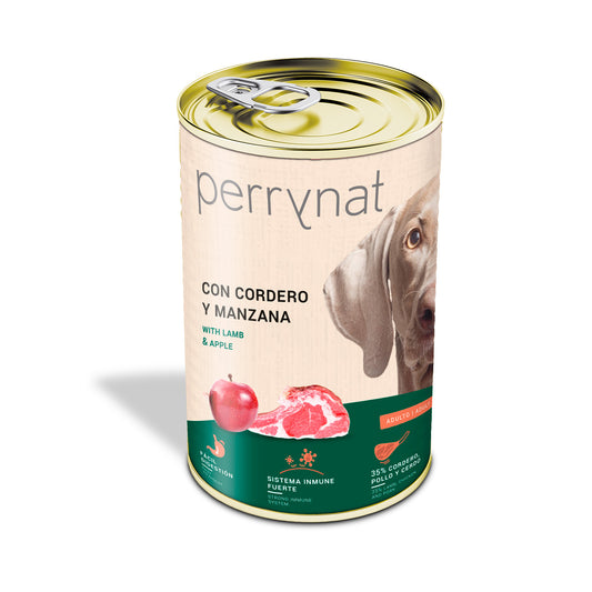 Perrynat Cordero Y Manzana, 12 Latas X 400gr_0