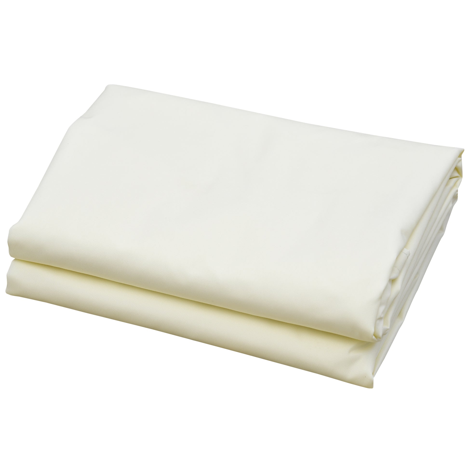 Outsunny Toldo Vela Sombrilla Parasol Triangular De Poliéster 160g/m² Crema_3