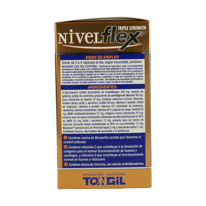 Pack 3x Nivelflex Tongil 782 mg, 100 cápsulas