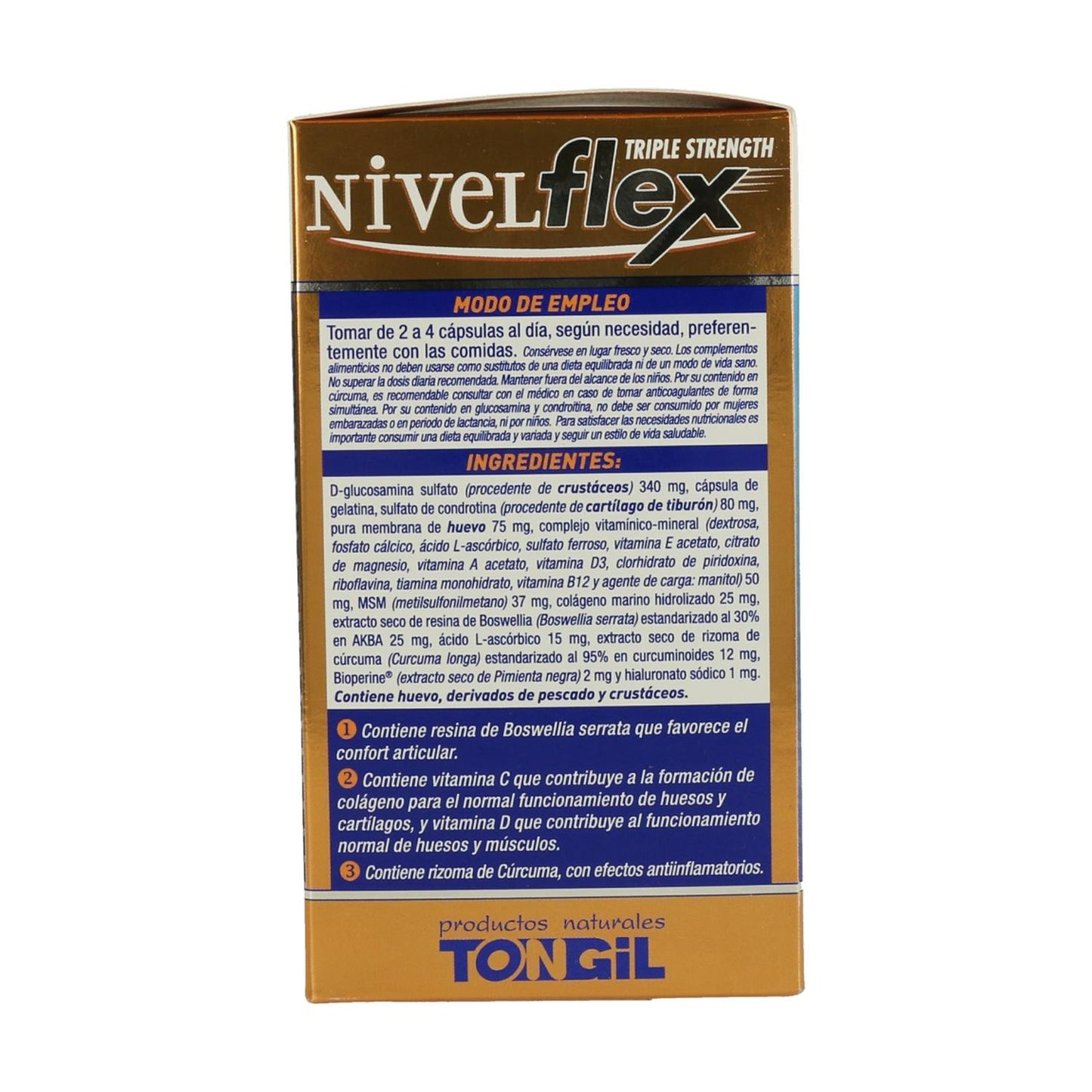 Pack 2x Nivelflex Tongil 782 mg 100 cápsulas
