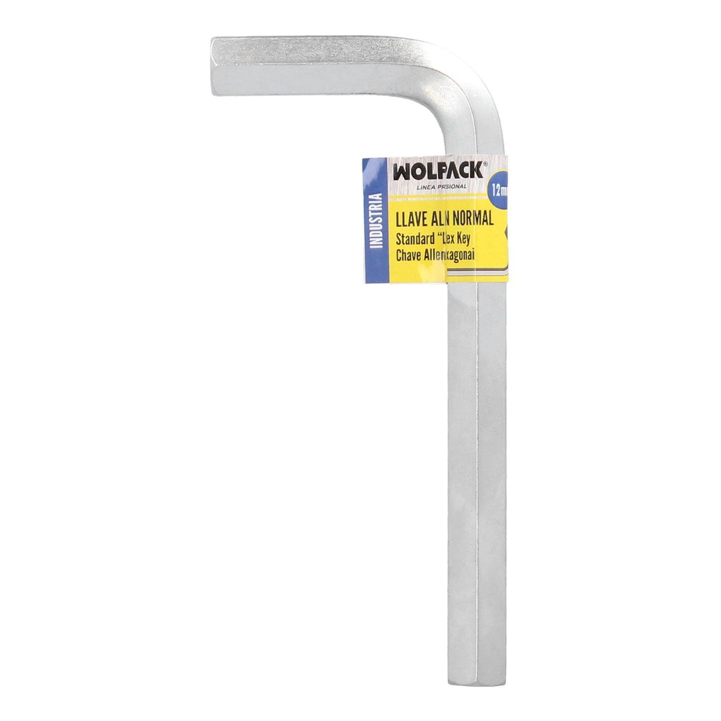 Llave Allen Standar Acero Cromo Vanadio Profesional 12,0 Mm. Llave Hexagonal, Llave Allen Taller Mecanica, Llave Allen Bricolaje