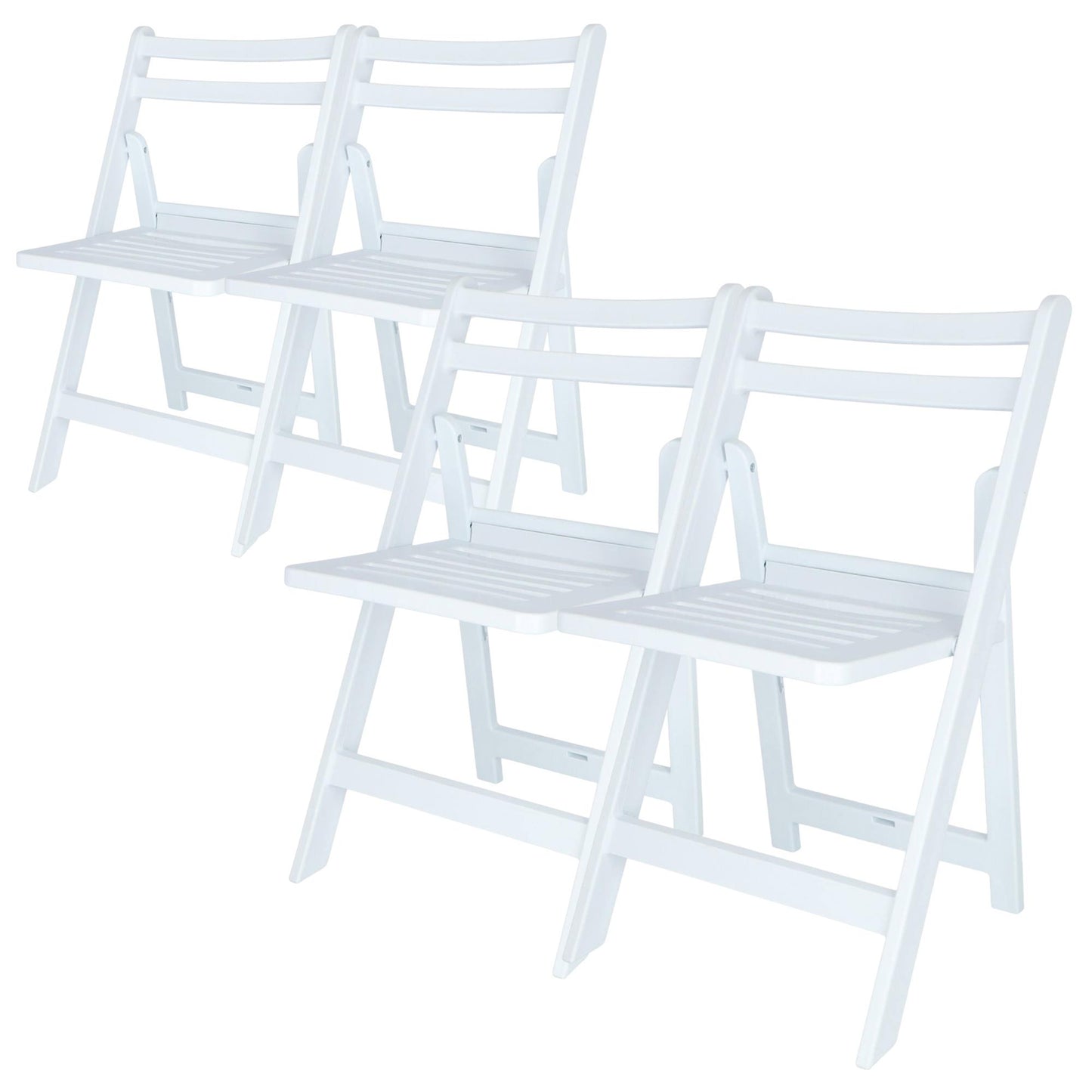Well Home Juego De 4 Sillas Elo En Color Blanco_0