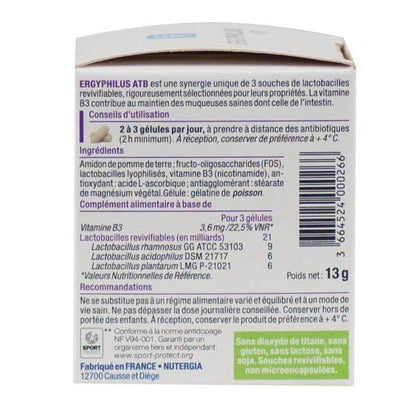 Ergyphilus ATB Nutergia 30 cápsulas