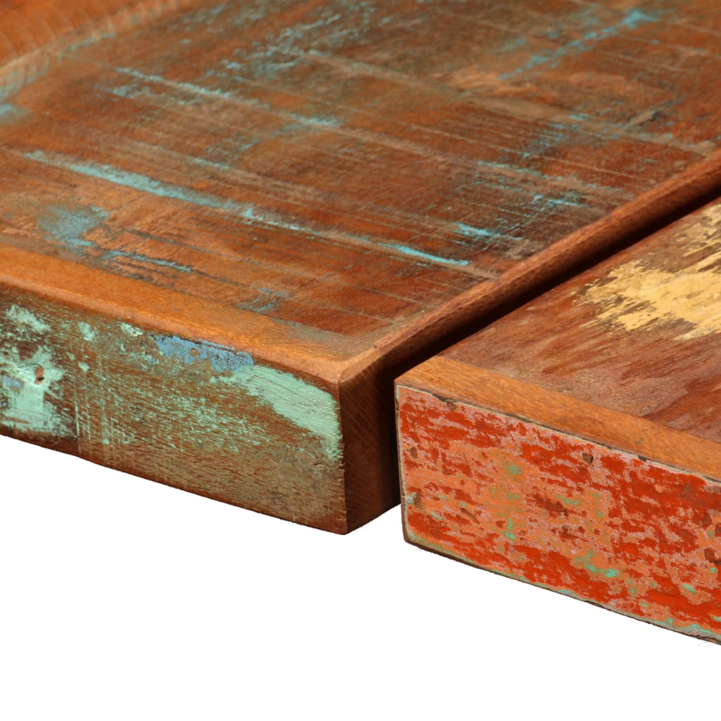 Mesa De Bar De Madera Maciza Reciclada 150x70x107 Cm_2