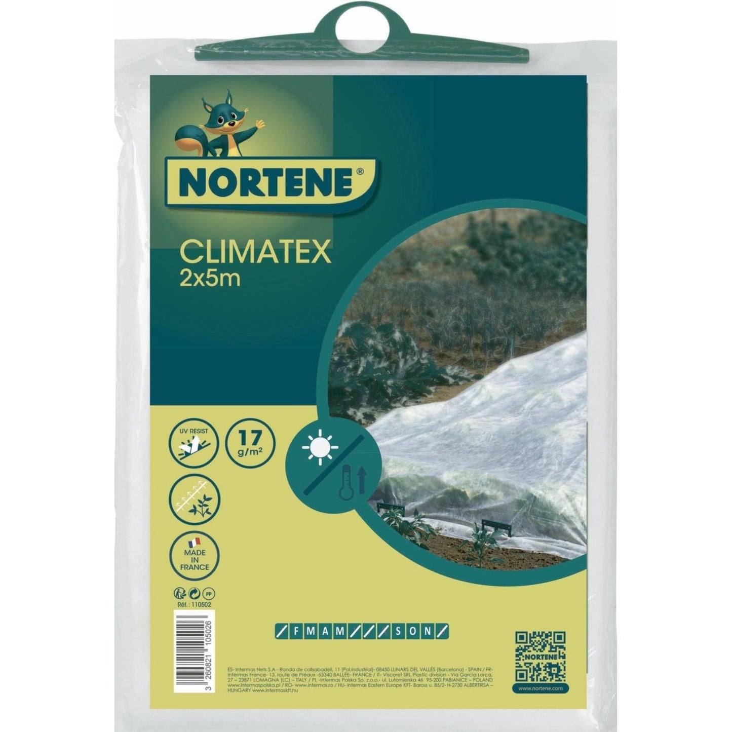 Véu de crescimento Climatex Nortene 2 x 10 m