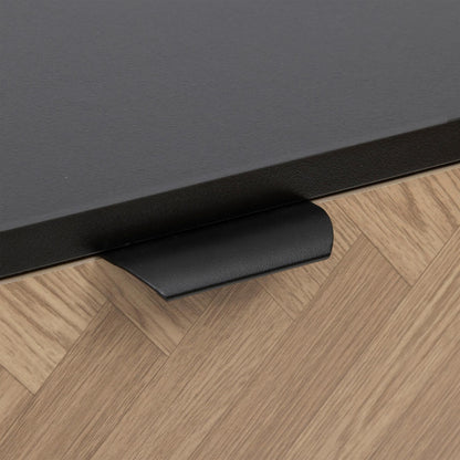 Consola Chevrons 2 Cajones en Acero Color Negro (110 x 35 x 75 cm)_3