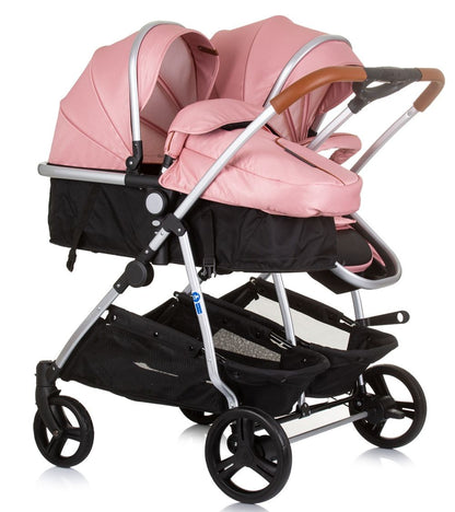 Carrito De Bebé Gemelar Dúo Smart Flamingo_1