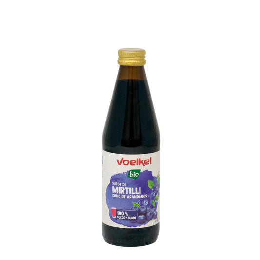 Sumo de mirtilo orgânico puro Voelkel 330ml
