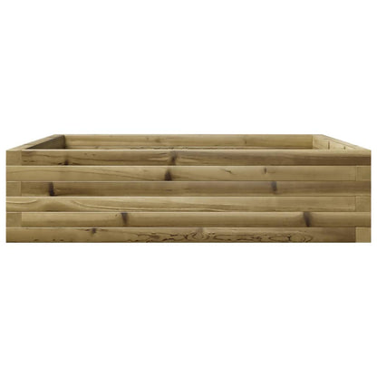Jardinera De Madera De Pino Impregnada 90x90x23 Cm_4