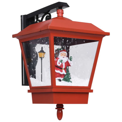 Vidaxl Lámpara De Pared De Navidad Led Y Papa Noel Rojo 40x27x45 Cm_0