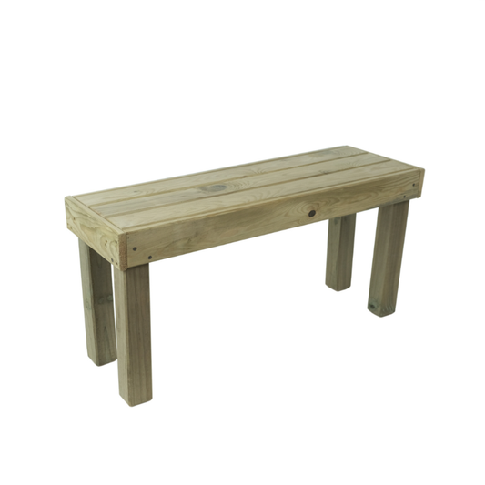 Banco Korudeck De Madera Tratada Para Jardín Vidahuerto 100x33x50 Cm._0