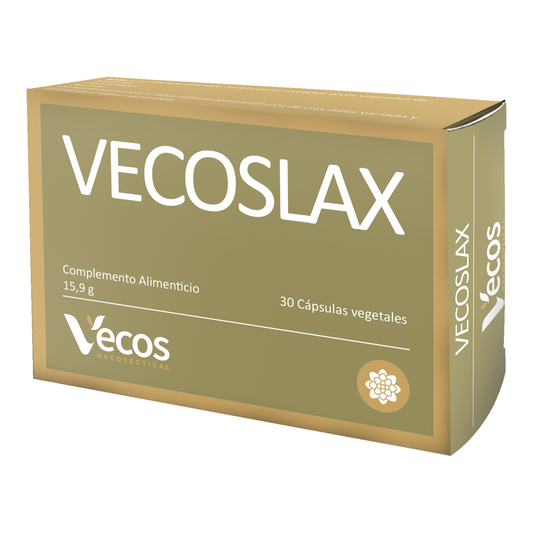 Vecoslax Vecos 30 Cápsulas | Regulación Del Tránsito Intestinal Y Alivio Del Estreñimiento Ocasional | Sen Y Frángula_0
