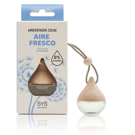 Ambientador Coche SYS Drop Aire Fresco 6 ml | Aroma Limpio Y Refrescante | Frescor Duradero | Formato Colgante_0