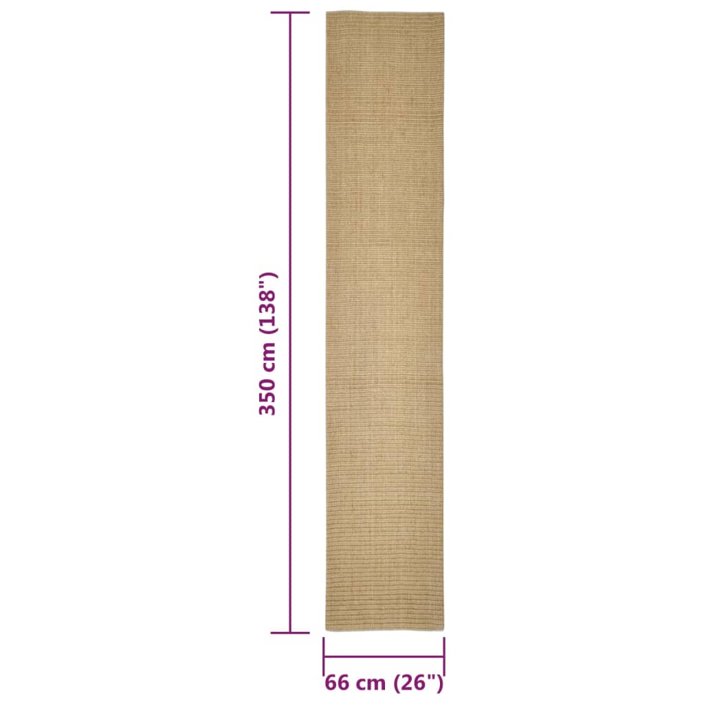 Alfombra De Sisal Para Rascador 66x350 Cm_5