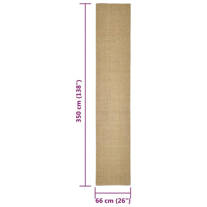 Alfombra De Sisal Para Rascador 66x350 Cm_5
