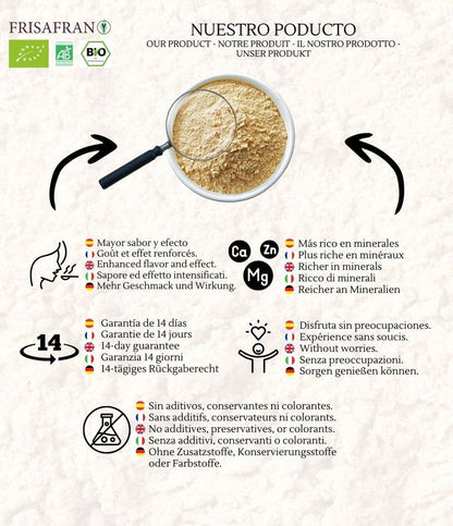 Maca Roja En Polvo Ecológica | Calidad | Frisafran 500 G_4