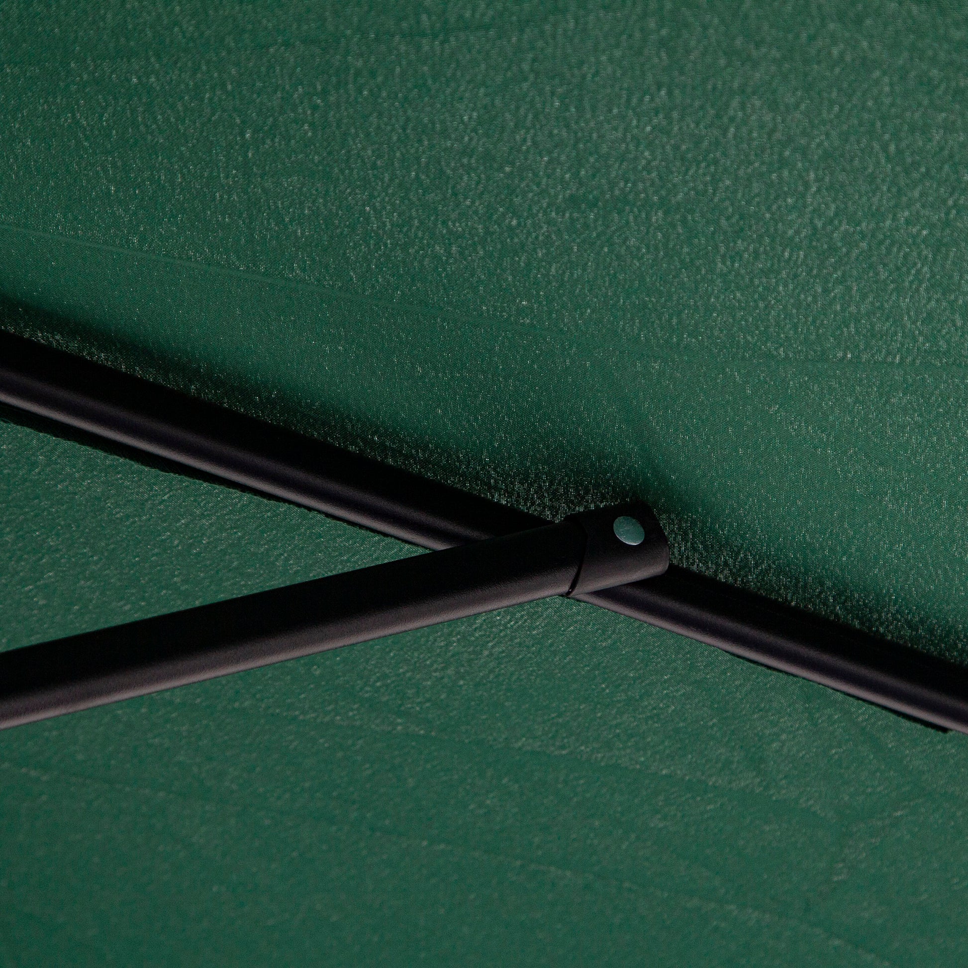 Outsunny Parasol Excéntrico Ø300 Cm Inclinable Con Manivela Para Jardín Verde_4