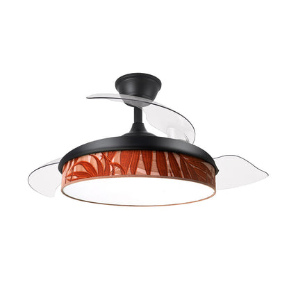 Ventilador Dc Moda 72w Negro/hoja Caldera 108d 3aspas 7200lm 3000k,4000k,6000k Remoto+memoria+temporizador_1