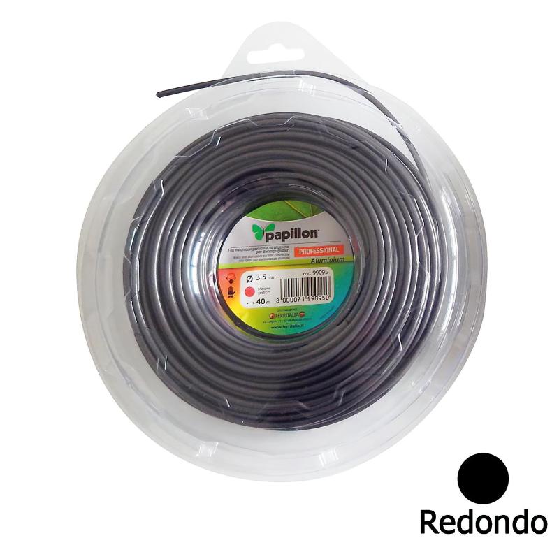 Hilo Nylon / Aluminio Redondo Profesional 3,5 Mm. (40 Metros)