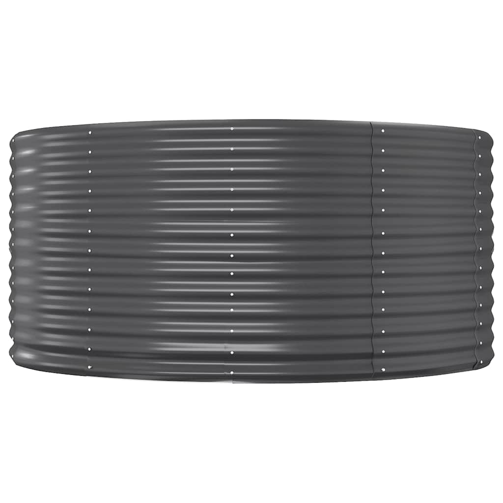 Jardinera Arriate Acero Galvanizado Antracita 140x140x68cm_2