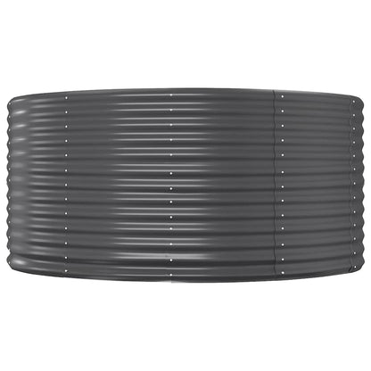 Jardinera Arriate Acero Galvanizado Antracita 140x140x68cm_2