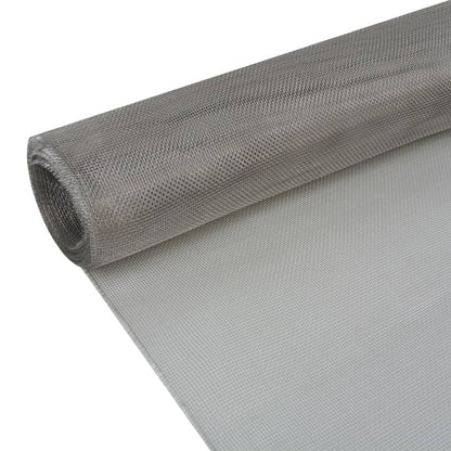 Malla Mosquitera De Acero Inoxidable Plateada 150x500 Cm / Vetonek_1