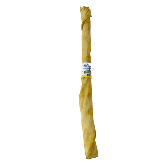 Lifebound - Hueso Masticable Natural Para Perros De Cuero De Ternera Con Sabor A Queso - 10 Piezas - Tamaño: L_0