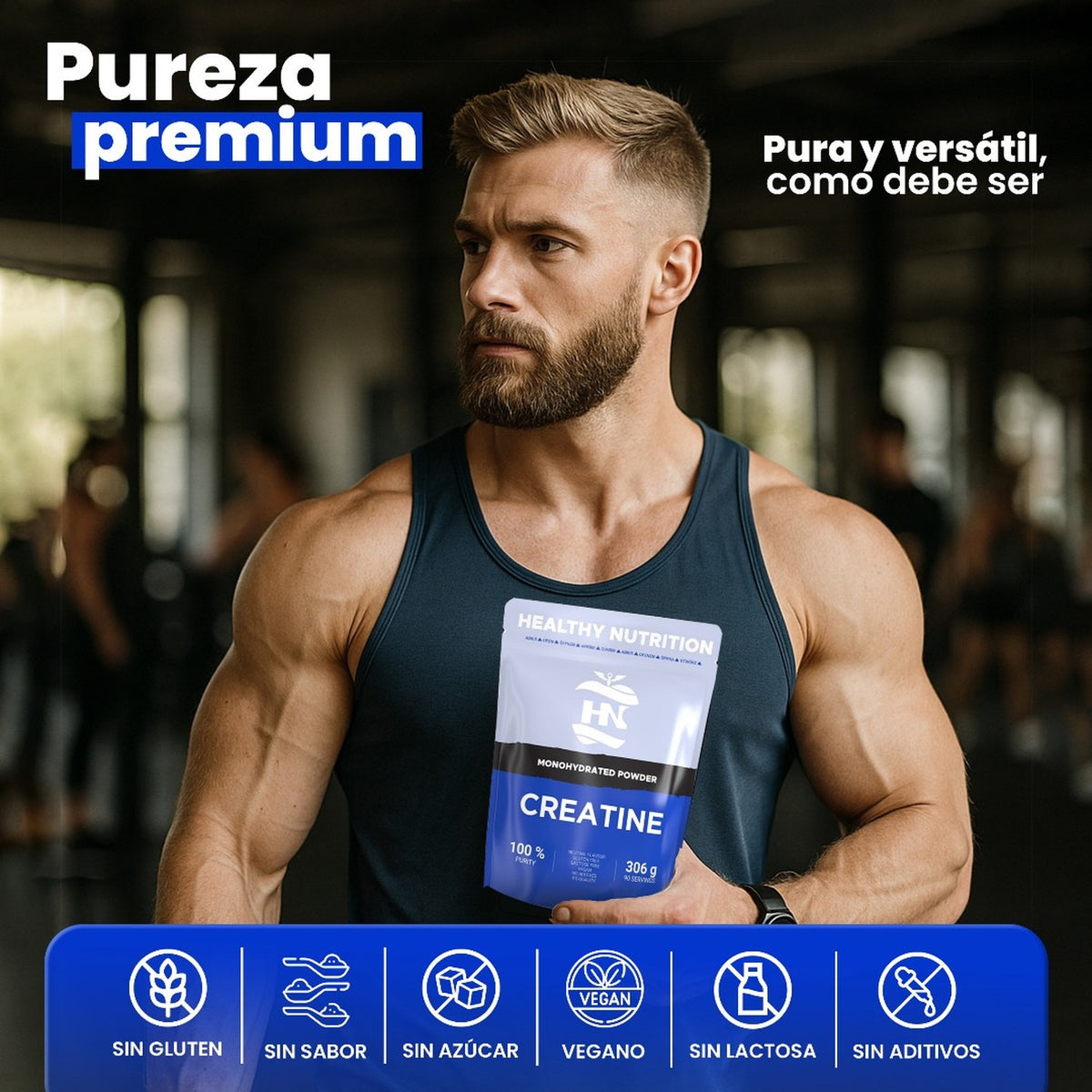 Pack Black Maca 20:1 Con L-arginina Y Zinc (50 Cápsulas) + Creatina Monohidrato En Polvo Sin Sabor (306 G)_3