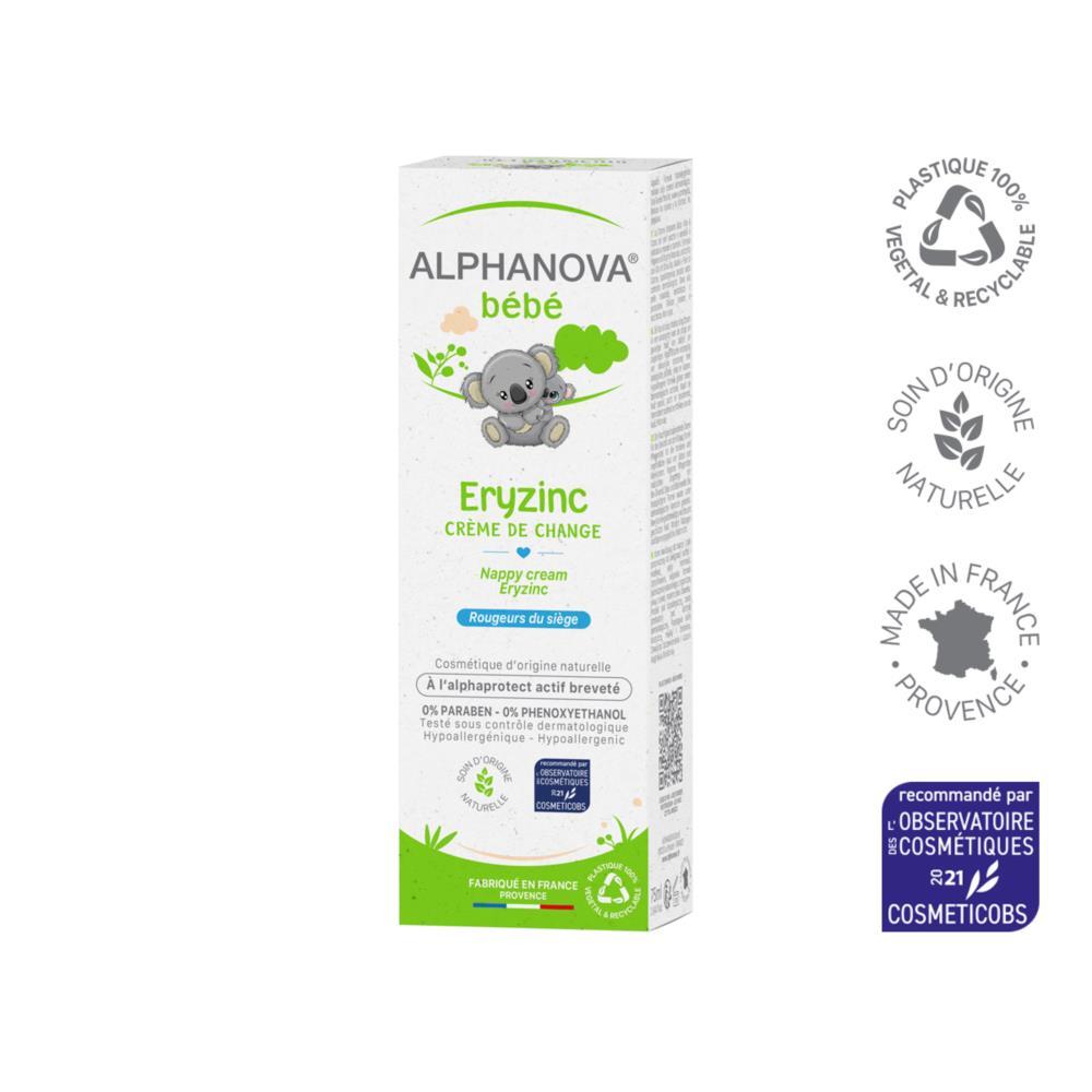 Creme para Fraldas Alphanova Natural Eryzinc Baby 75 gr