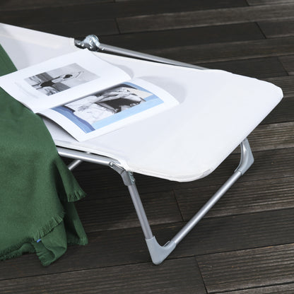 Outsunny Tumbona Plegable Y Reclinable Con Reposacabezas Y Respaldo Ajustable_4