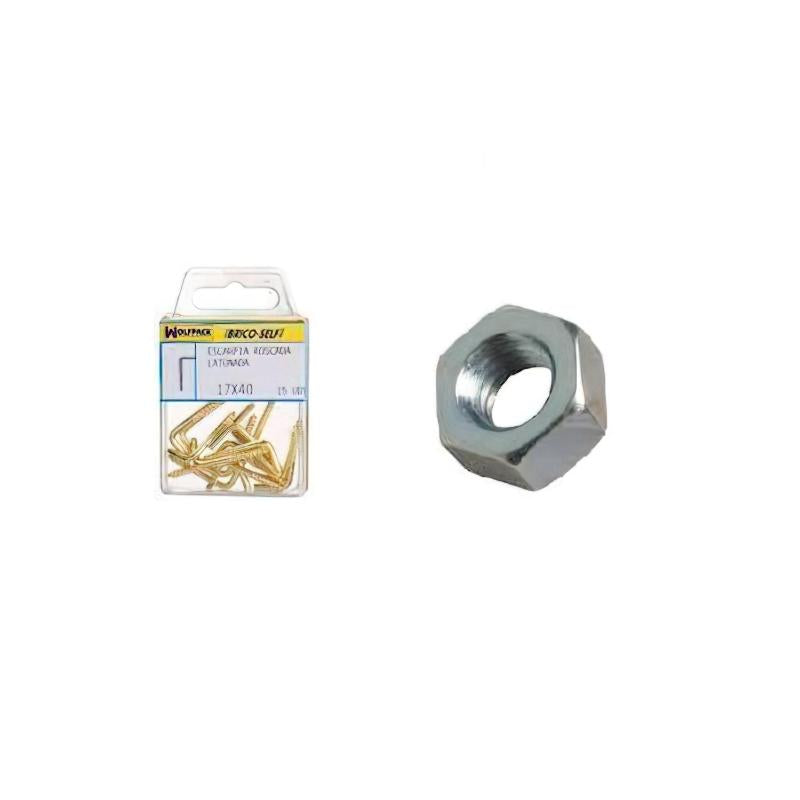 Tuerca Hexagonal Zincada M5  (50 Unidades)_0