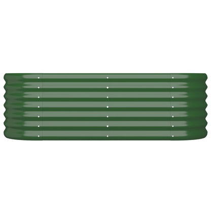 Jardinera Arriate Acero Galvanizado Verde 114x40x36 Cm_2