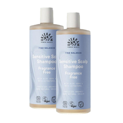 Pack de 2 champôs sem fragrância Urtekram 500 ml