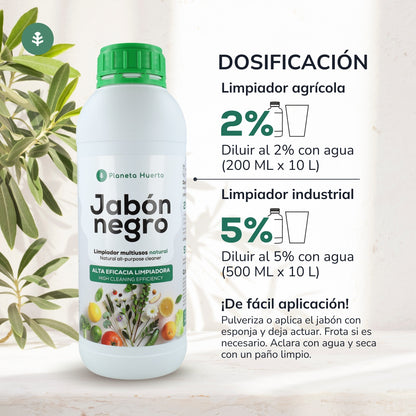 Sabão Preto de Potássio 5 L Planeta Huerto