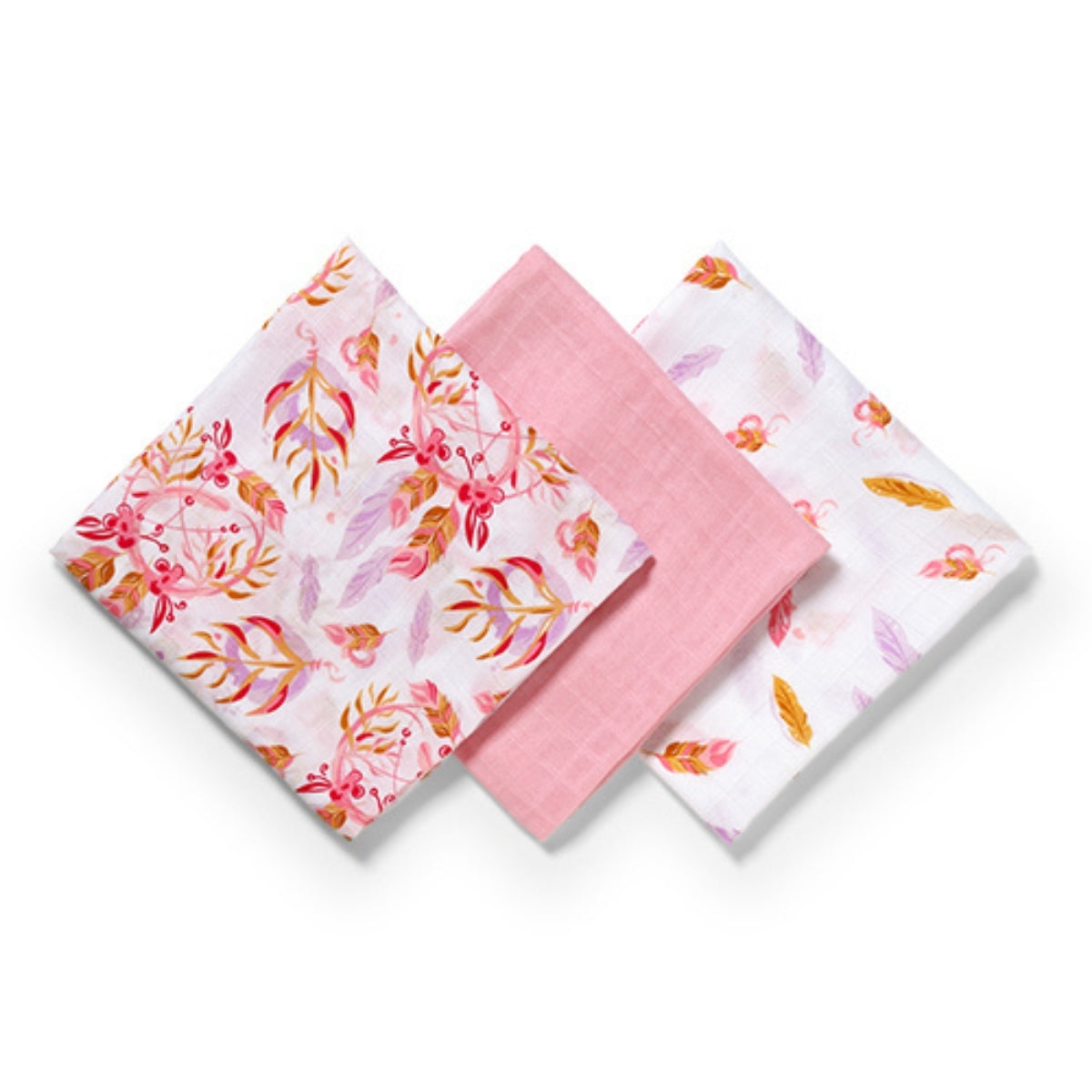 Babyono Pack 3 Muselinas Natural Bambú Organico 70x70 Cm | Suavidad Superior Que Respeta La Piel De Tu Bebé_3