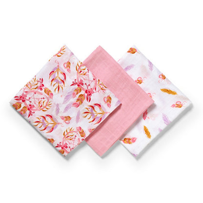 Babyono Pack 3 Muselinas Natural Bambú Organico 70x70 Cm | Suavidad Superior Que Respeta La Piel De Tu Bebé_3