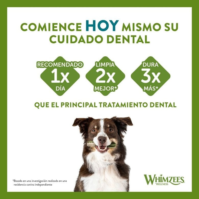 Whimzees Escova de dentes para cães M 12 unidades