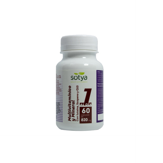 Multivitamínico e Mineral Sotya 820Mg 60 Cápsulas