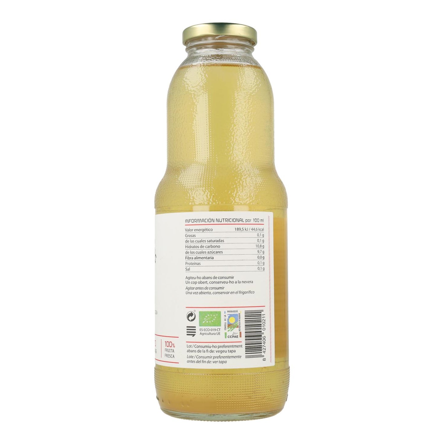 Sumo de Maçã Biológico Cal valls 1L