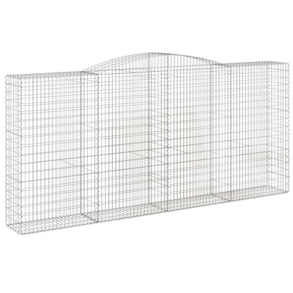 Cestas De Gaviones 6 Uds Forma De Arco Hierro 400x50x180/200 Cm_2