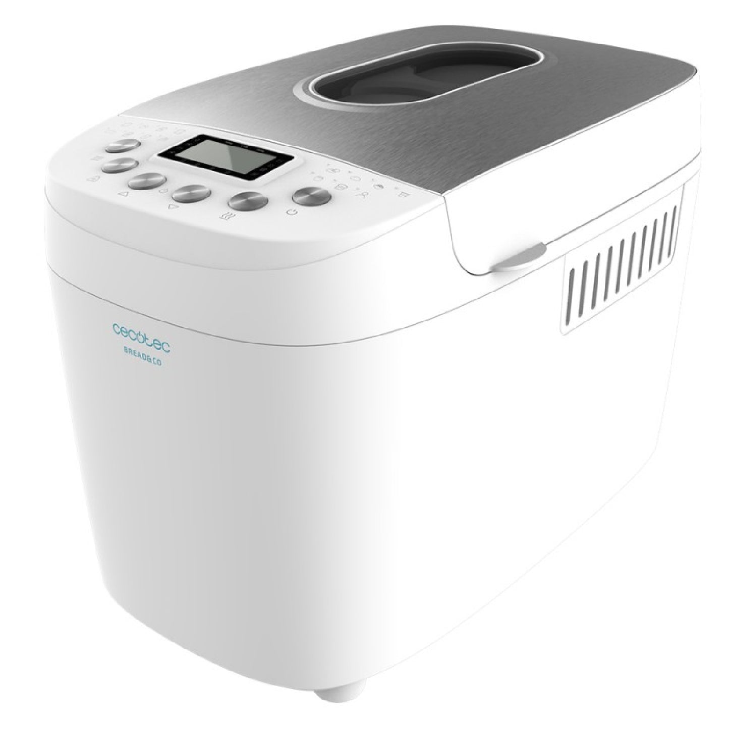 Panificadora Bread&co 1500 Perfectcook. 850 W, 1,5 Kg, 15 Programas, 15 Horas Programables, 2 Resistencias, Cubeta Apta Para Lavavajillas, Recetario_0
