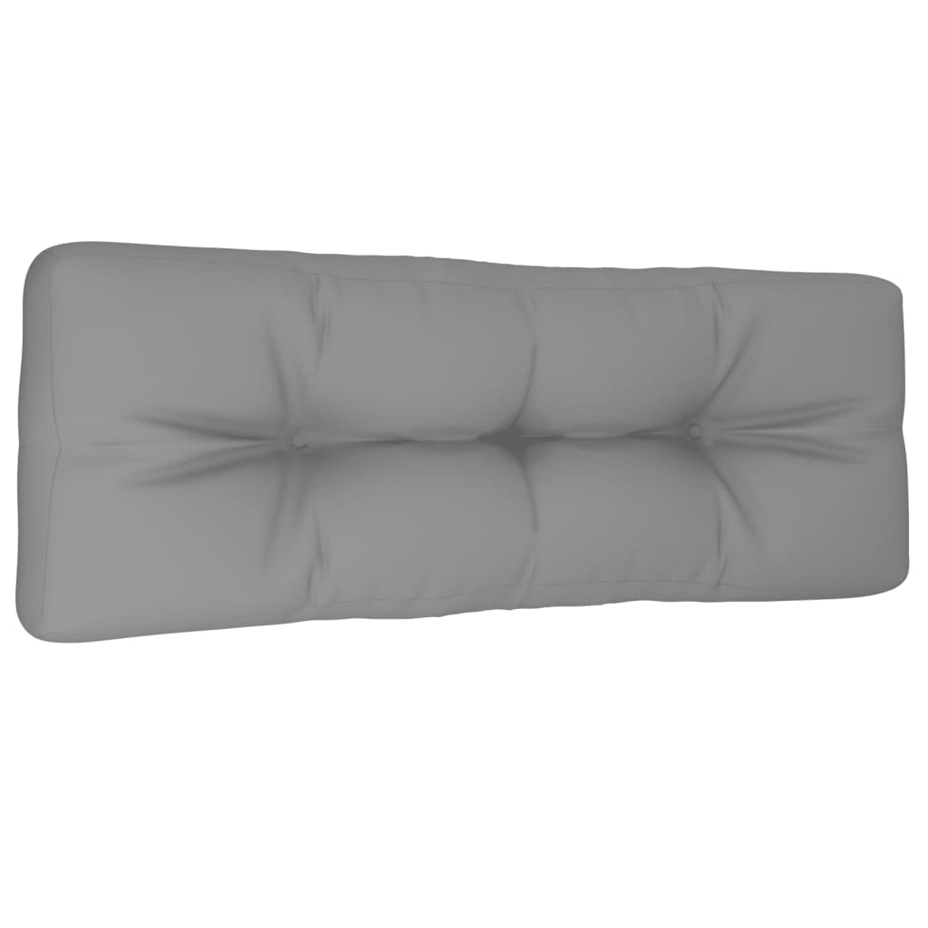 Vidaxl Cojín Para Sofá De Palets Tela Gris 120x40x12 Cm_0